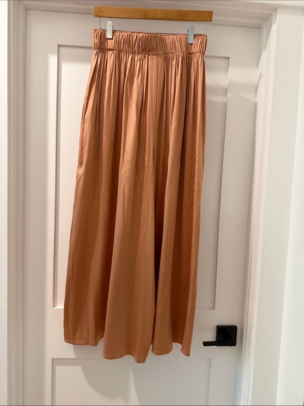 Miranda Bennett peach silk palazzo pant - Picture 7 of 8